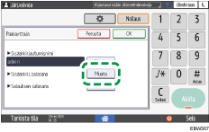 Käyttöpaneelin näyttö