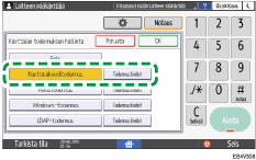 Käyttöpaneelin näyttö
