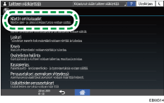 Käyttöpaneelin näyttö