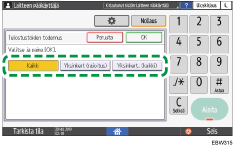 Käyttöpaneelin näyttö