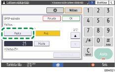 Käyttöpaneelin näyttö