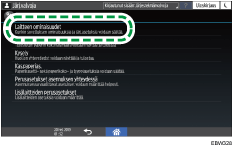 Käyttöpaneelin näyttö