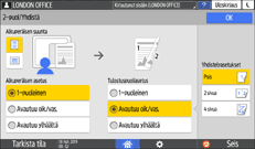 Käyttöpaneelin näyttö