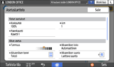 Käyttöpaneelin näyttö