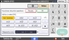 Käyttöpaneelin näyttö