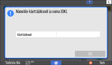 Käyttöpaneelin näyttö