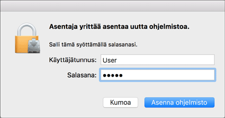 Kuva ohjaimen näytöstä