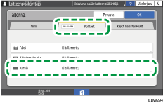 Käyttöpaneelin näyttö