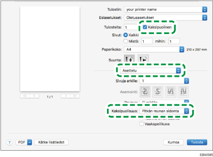 Kuva ohjaimen näytöstä