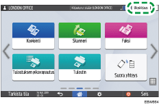 Käyttöpaneelin näyttö