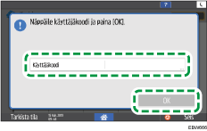 Käyttöpaneelin näyttö