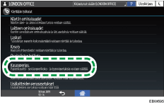 Käyttöpaneelin näyttö