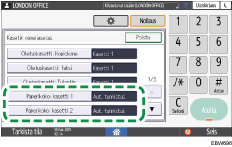 Käyttöpaneelin näyttö