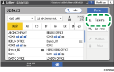 Käyttöpaneelin näyttö