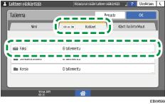 Käyttöpaneelin näyttö