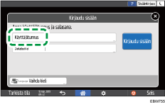 Käyttöpaneelin näyttö