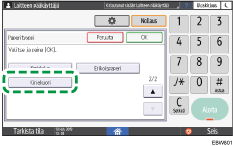 Käyttöpaneelin näyttö