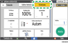 Käyttöpaneelin näyttö