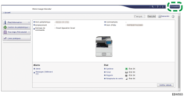 Illustration de la page du navigateur Web