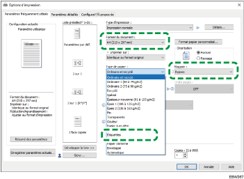 Illustration de l'écran Pilote