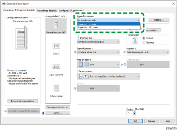 Illustration de l'écran Pilote