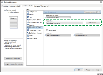 Illustration de l'écran Pilote