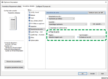 Illustration de l'écran Pilote