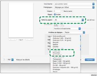 Illustration de l'écran Pilote