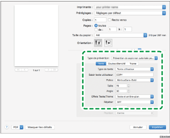 Illustration de l'écran Pilote