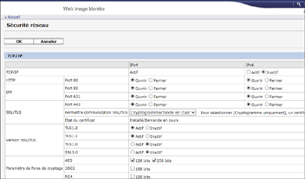 Illustration de la page du navigateur Web