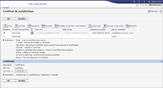 Illustration de la page du navigateur Web