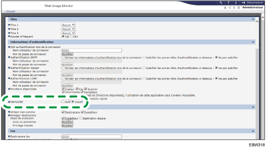 Illustration de la page du navigateur Web