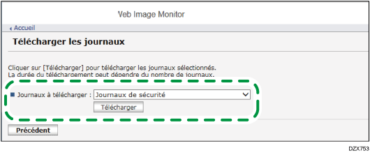 Illustration de la page du navigateur Web