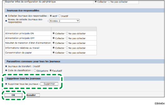 Illustration de la page du navigateur Web