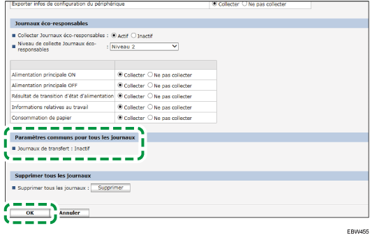 Illustration de la page du navigateur Web