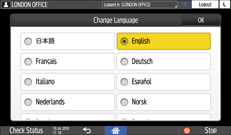 A kezelőpanel ismertetése
