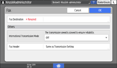 A kezelőpanel ismertetése