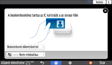 A kezelőpanel ismertetése