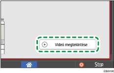 A kezelőpanel ismertetése