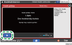 A kezelőpanel ismertetése