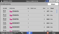 A kezelőpanel ismertetése