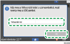 A kezelőpanel ismertetése