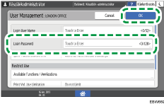 A kezelőpanel ismertetése