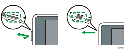 Illustrazione numerata schermata pannello di controllo