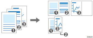 Illustrazione di combinazione e stampa