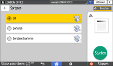 Afbeelding van bedieningspaneel