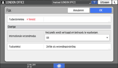 Afbeelding van bedieningspaneel