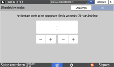 Afbeelding van bedieningspaneel