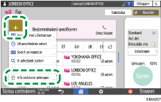 Afbeelding van bedieningspaneel