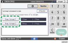 Afbeelding van bedieningspaneel